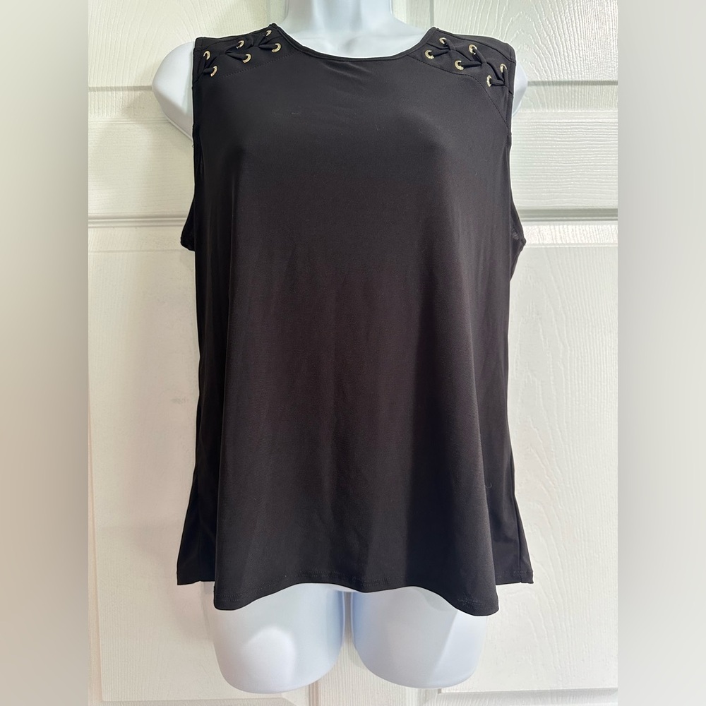 Nine West Black Tank Top Sleeveless Casual